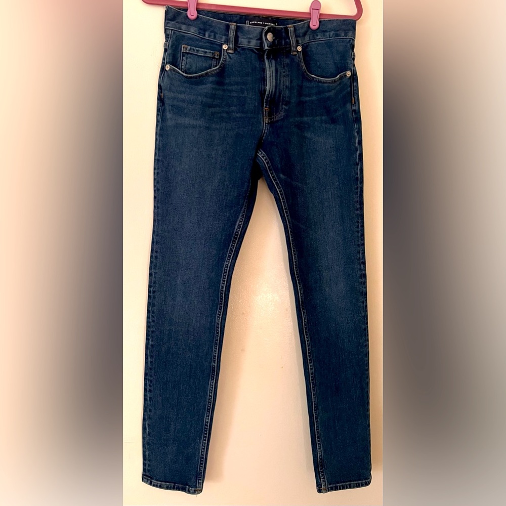 Men’s Everlane blue jeans